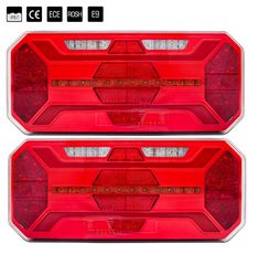Σετ Πίσω Φανάρια Πολυλειτουργικά LED Neon Kamar - 1224V - 305mm X 131mm X 35mm