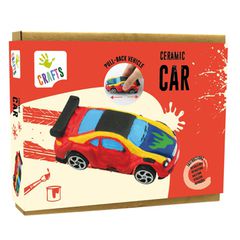 Σετ ζωγραφικής με μπογιές, κεραμικό αυτοκίνητο - Crafts
