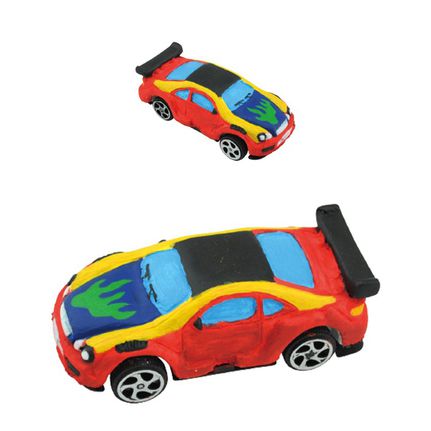 Σετ ζωγραφικής με μπογιές, κεραμικό αυτοκίνητο - Crafts-thumb-3