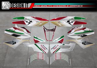 GILERA GP 800 - FULL STICKER KIT & WHEEL RIMS-thumb-9