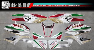 GILERA GP 800 - FULL STICKER KIT-thumb-9