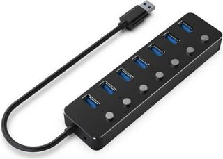 Gembird 7-Port USB3.1 (GEN1) Hub With Switches - (UHB-U3P7P-01)