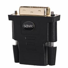 Savio CL-21 cable gender changer DVI HDMI Black