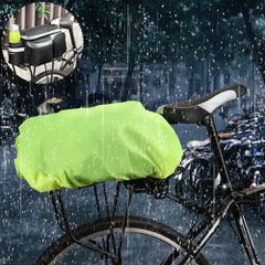 Wozinsky Universal Waterproof Rain Cover for Bike Pannier Bag or Backpack green (WBB5YW)-thumb-2