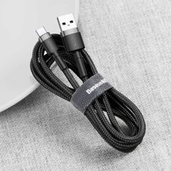 Baseus CAFULE TYPE-C CABLE 300CM GRAY/BLACK-thumb-3
