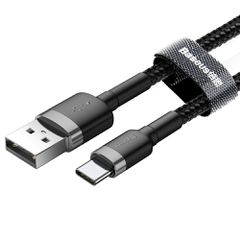 Baseus CAFULE TYPE-C CABLE 300CM GRAY/BLACK-thumb-2