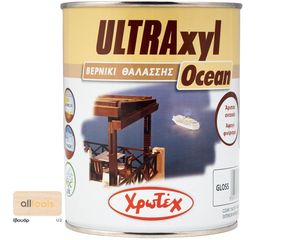 ULTRAXYL OCEAN Βερνίκι θαλάσσης Ξύλου gloss Ιβουάρ U2 χρωτεχ 0,75lt