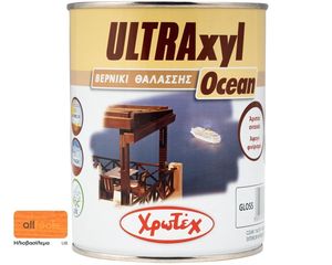 ULTRAXYL OCEAN Βερνίκι θαλάσσης Ξύλου gloss Ηλιοβασίλεμα U8 χρωτεχ 0,75lt