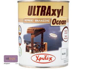 ULTRAXYL OCEAN Βερνίκι θαλάσσης Ξύλου gloss Ανεμώνη U23 χρωτεχ 0,75lt