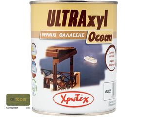 ULTRAXYL OCEAN Βερνίκι θαλάσσης Ξύλου gloss Κυπαρίσσι U43 χρωτεχ 0,75lt