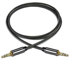 Wozinsky universal mini jack cable 2x AUX cable 2 m black-thumb-3