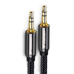 Wozinsky universal mini jack cable 2x AUX cable 2 m black-thumb-1