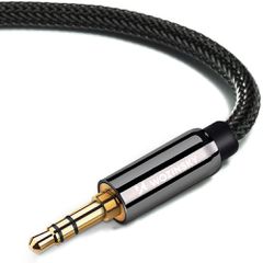 Wozinsky universal mini jack cable 2x AUX cable 1.5 m black-thumb-4