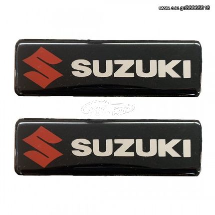 SUZUKI ΣΗΜΑΤΑ ΒΙΔΩΤΑ 10 Χ 3 CM ΕΠΟΞΕΙΔΙΚΗΣ ΡΥΤΙΝΗΣ (ΥΓΡΟ ΓΥΑΛΙ) ΣΕ ΜΑΥΡΟ/ΧΡΩΜΙΟ/ΚΟΚΚΙΝΟ ΓΙΑ ΠΑΤΑΚΙΑ - 2 ΤΕΜ.