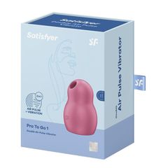 Satisfyer Pro to Go 1 Παλμικός Δονητής Αέρα Κόκκινο