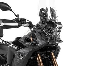Touratech Κάλυμμα Φαναριού, Πλέγμα με Γρήγορη Απασφάλιση, Μαύρη Βάση, Yamaha Tenere 700 World Raid
