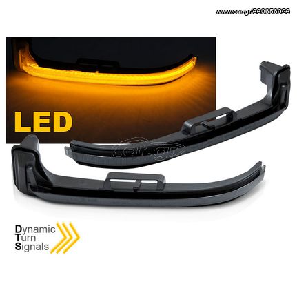 Μαρκέ ζευγάρι φλας led φιμέ dynamic καθρεπτών Ρeugeot 3008 16+ / Peugeot 5008 17+ τρεχούμενο 