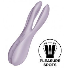 Satisfyer Threesome 2 Βιολετί Δονητής-thumb-1