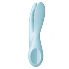 Satisfyer Threesome 1 Δονητής Ανοικτό Μπλε-thumb-4