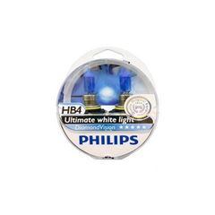 ΛΑΜΠΕΣ PHILIPS HB4 12V 55W Diamond Vision 5000k (2τεμάχια)