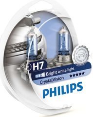 ΛΑΜΠΕΣ PHILIPS H7 CRYSTAL VISION 12V 55W 4300K (2τεμάχια) 