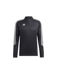 Adidas Tiro 23 Club Ανδρική Μπλούζα με Φερμουάρ Μακρυμάνικη Μαύρη HS3617