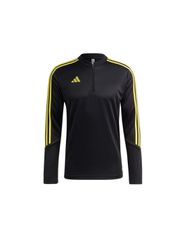 Adidas Tiro 23 Club Ανδρική Μπλούζα με Φερμουάρ Μακρυμάνικη Black / Bright Yellow IC1579