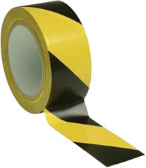 ΤΑΙΝΙΑ ΣΗΜΑΝΣΗΣ ΜΑΥΡΗ-ΚΙΤΡΙΝΗ 50mm X 33m ΑΥΤΟΚΟΛΗΤΗ