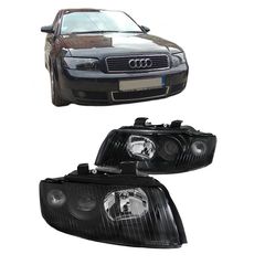 Μπροστινά Φανάρια Set Για Audi A4 B6 8E 00-04 Projectors Μαύρα H7/H7 Depo AutoEuro