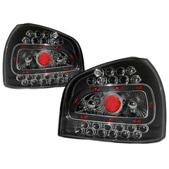 Πισινά Φανάρια Set Για Audi A3 8L 96-04 Led Μαύρα LH Group AutoEuro