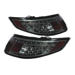 Πισινά Φανάρια Set Για Porsche Carrera 911 997 04-08 Led Φιμέ Sonar AutoEuro