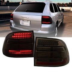 Πισινά Φανάρια Set Για Porsche Cayenne 02-06 Led Φιμέ Eagle Eyes AutoEuro