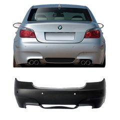 Πισινός Προφυλακτήρας Για Bmw 5 E60 03-10 Sedan M5 Look Με PDC 18mm AutoEuro