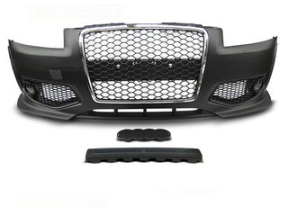 Προφυλακτήρας εμπρός για Audi A3 8P (2005-2008) - RS design με πλαίσιο χρωμίου AutoEuro