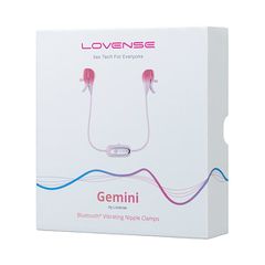 Lovense - Gemini App-controlled Vibrating Nipple Clamps-thumb-1