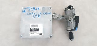 ΕΓΚΕΦΑΛΟΣ ΜΕ ΚΛΕΙΔΙ 89661-02B80 TOYOTA COROLLA E12 02-06 3ZZ 89661-02B80 DENSO MB275000-8801 89783-02020