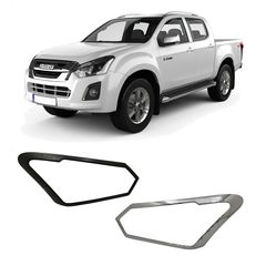 Isuzu D-Max 2016-2019 Προστατευτικές Γρίλιες Μπροστά Φαναριών