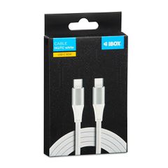 iBOX IKUTC USB-C cable 60W 1m White-thumb-2