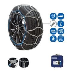 Αλυσίδα χιονιού Snow chains passenger cars 185/80R15; 185R15; 195/60R16; 195/65R15; 195/70R15; 195/75R14; 195/80R14; 195R14; 205/50R17; 205/55R16; 205/60R15; 205/65R