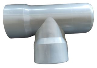 ΤΑΦ Φ125 87,5ο PVC-U ΑΠΟΧΕΤΕΥΣΗΣ ΓΚΡΙ