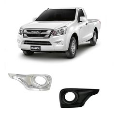 Isuzu D-Max 2016-2019 Προστατευτικές Γρίλιες Για Προβολάκια Ομίχλης [2WD]