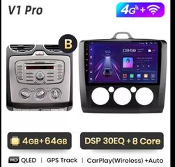 Ford focus 2004-2011, 8-core Junsun V1 pro 4Gb-64Gb + Camera