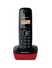 PANASONIC KX-TG 1611 GRR ΚΟΚΚΙΝΟ- ΜΑΥΡΟ - Έως 6 άτοκες δόσεις