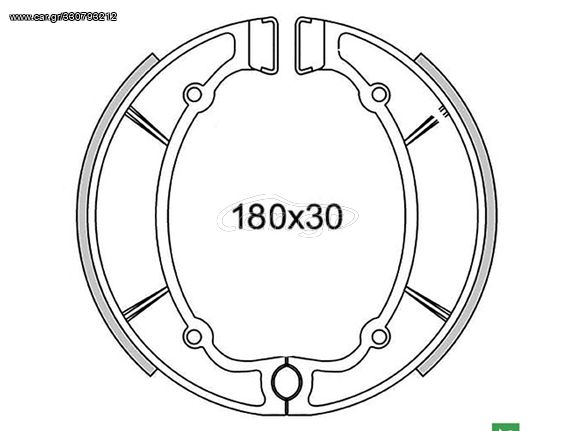 ΣΕΤ ΣΙΑΓΩΝΕΣ ΠΙΣΩ ΦΡΕΝΟΥ YAMAHA RD 250 / RD 350 / XS 360 / XS 650