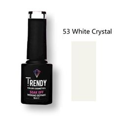 Ημιμόνιμο Βερνίκι Trendy Soak Off No53 White Crystal 6ml