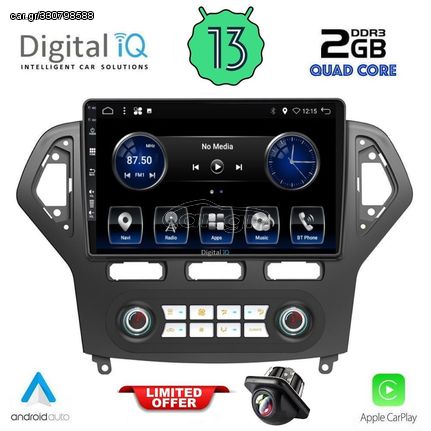 DIGITAL IQ BXH 3162_CPA CLIMA (10inc) MULTIMEDIA TABLET for FORD MONDEO mod. 2007-2011 | Pancarshop