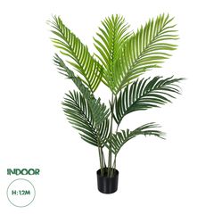 GloboStar® Artificial Garden ARECA PALM TREE 20008 Τεχνητό Διακοσμητικό Φυτό Φοινικόδεντρο Αρέκα Υ120cm