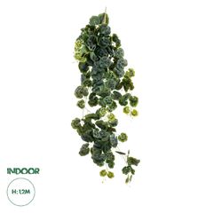GloboStar® Artificial Garden BEGONIA HANGING BRANCH 20245 Τεχνητό Διακοσμητικό Κρεμαστό Φυτό Βιγόνια Υ120cm