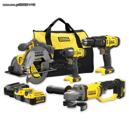 SFMCK469M2-QW FATMAX V20 18V COMBO Σετ Εργαλείων Μπαταρίας (2x4.0Αh) - 18V - STANLEY (#SFMCK469M2-QW)