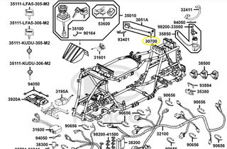 Πίπα Kymco Uxv.500i 4x4 2011 - 2012 30700-PTA1-800